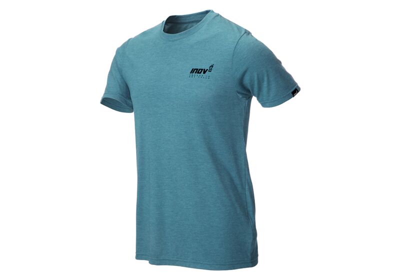 Camisetas Inov-8 Tri Blend 'forged' Para Hombre Azules/Verdes 06128BGTZ